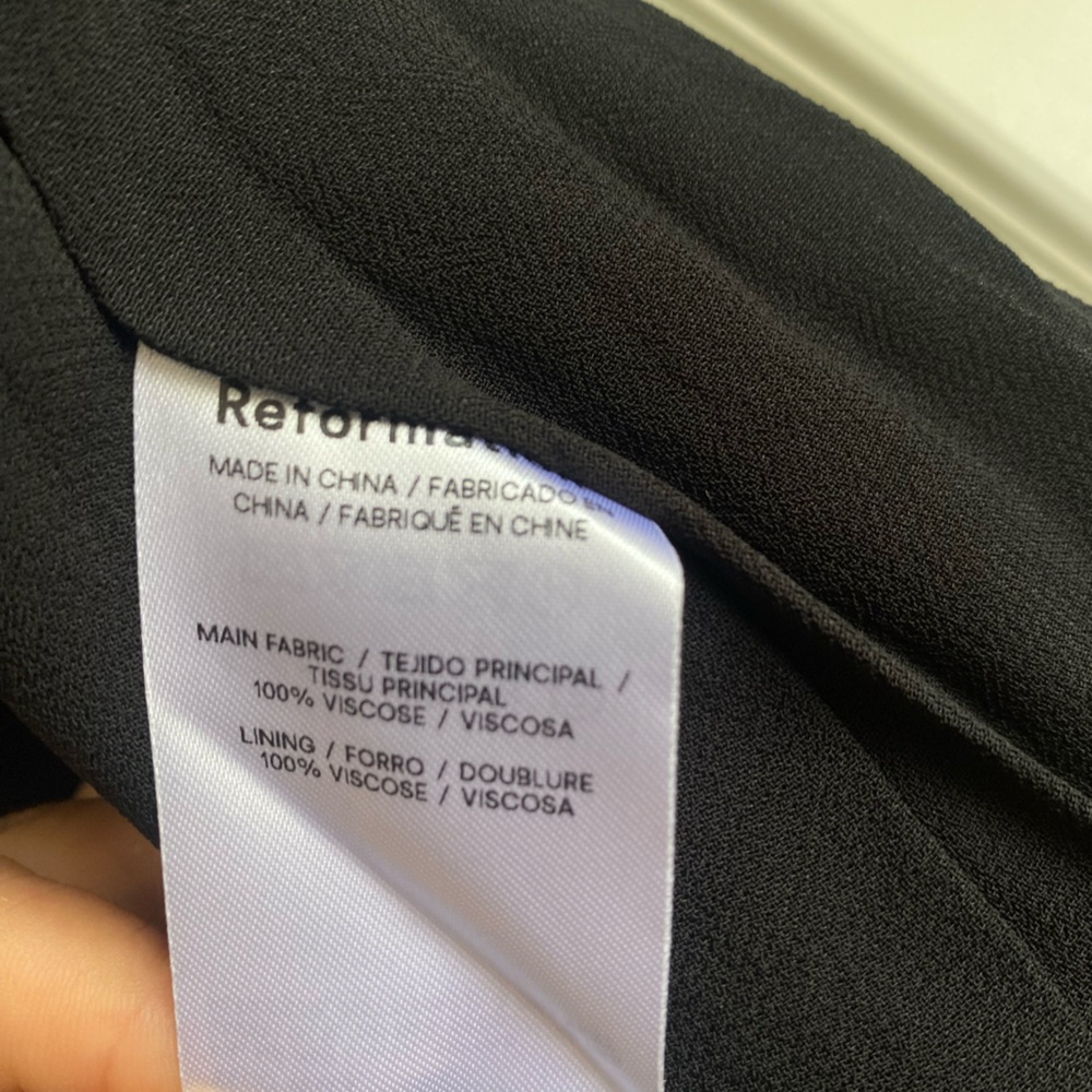 NEW Reformation Lovell Black Pleated Mini Skirt - Picture 9 of 10